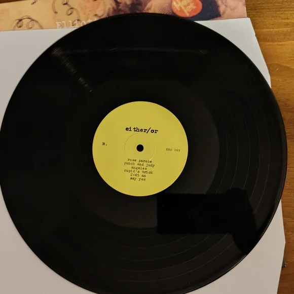 Elliott Smith Vinyl Record either/or - Picture 2 of 4